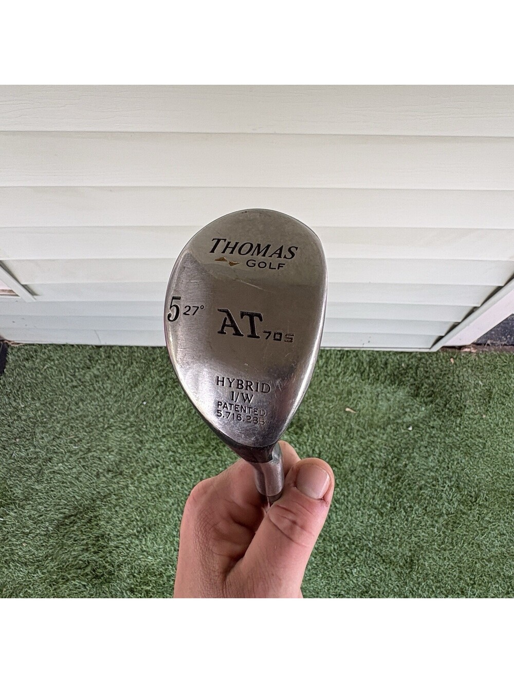 Thomas Golf AT705 5 Hybrid 27° RH Steel 38" Alignment Tech I/W Used